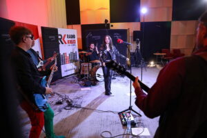 03.10.2025. Kielce. Studio Gram. Koncert Kornelii Patro / Fot. Wiktor Taszłow - Radio Kielce