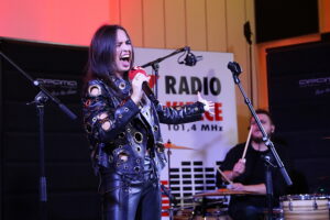 03.10.2025. Kielce. Studio Gram. Koncert Kornelii Patro / Fot. Wiktor Taszłow - Radio Kielce