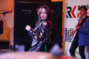 03.10.2025. Kielce. Studio Gram. Koncert Kornelii Patro / Fot. Wiktor Taszłow - Radio Kielce