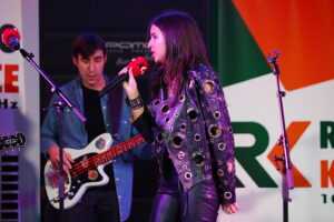 03.10.2025. Kielce. Studio Gram. Koncert Kornelii Patro / Fot. Wiktor Taszłow - Radio Kielce