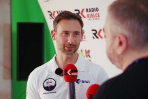 Sławosz Uznański-Wiśniewski odwiedził Politechnikę Świętokrzyską - Radio Kielce 30.10.2025. Kielce. Sławosz Uznański-Wiśniewski na Politechnice Świętokrzyskiej / Fot. Wiktor Taszłow - Radio Kielce