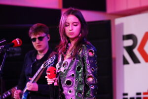 03.10.2025. Kielce. Studio Gram. Koncert Kornelii Patro / Fot. Wiktor Taszłow - Radio Kielce