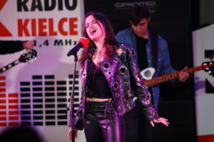 03.10.2025. Kielce. Studio Gram. Koncert Kornelii Patro / Fot. Wiktor Taszłow - Radio Kielce