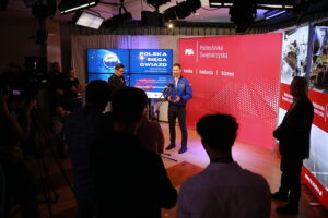 Sławosz Uznański-Wiśniewski odwiedził Politechnikę Świętokrzyską - Radio Kielce 30.10.2025. Kielce. Sławosz Uznański-Wiśniewski na Politechnice Świętokrzyskiej / Fot. Wiktor Taszłow - Radio Kielce