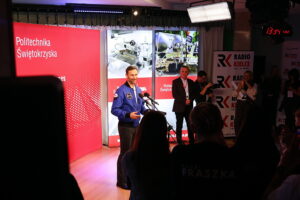 Sławosz Uznański-Wiśniewski odwiedził Politechnikę Świętokrzyską - Radio Kielce 30.10.2025. Kielce. Sławosz Uznański-Wiśniewski na Politechnice Świętokrzyskiej / Fot. Wiktor Taszłow - Radio Kielce