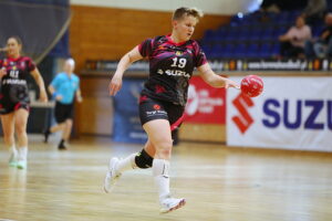 04.10.2025. Kielce. Mecz Ligi Centralna piłki ręcznej Suzuki Korona Handball - Pogoń Szczecin / Fot. Wiktor Taszłow - Radio Kielce