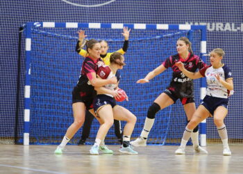 04.10.2025. Kielce. Mecz Ligi Centralna piłki ręcznej Suzuki Korona Handball - Pogoń Szczecin / Fot. Wiktor Taszłow - Radio Kielce