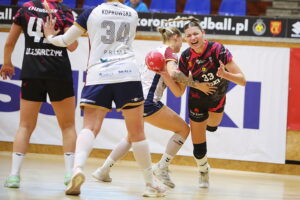 04.10.2025. Kielce. Mecz Ligi Centralna piłki ręcznej Suzuki Korona Handball - Pogoń Szczecin / Fot. Wiktor Taszłow - Radio Kielce