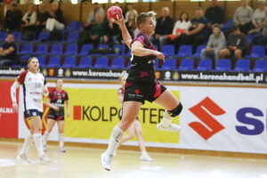 04.10.2025. Kielce. Mecz Ligi Centralna piłki ręcznej Suzuki Korona Handball - Pogoń Szczecin / Fot. Wiktor Taszłow - Radio Kielce