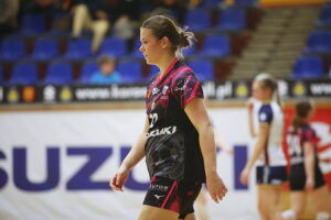 04.10.2025. Kielce. Mecz Ligi Centralna piłki ręcznej Suzuki Korona Handball - Pogoń Szczecin / Fot. Wiktor Taszłow - Radio Kielce
