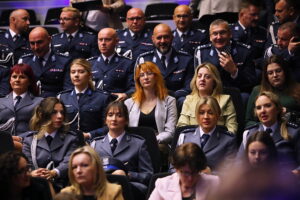08.10.2025 Kielce. Konferencja "W mundurze przez wiek - Sto lat obecności kobiet w Policji" / Fot. Wiktor Taszłow - Radio Kielce