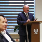 10.10.2025. Kielce. Podpisanie umów w ramach rządowego programu ograniczania przestępczości i aspołecznych zachowań „Razem bezpieczniej” / Fot. Wiktor Taszłow - Radio Kielce
