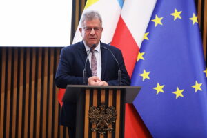 13.10.2025. Kielce. Podpisanie umów na dofinansowanie OSP / Fot. Wiktor Taszłow - Radio Kielce