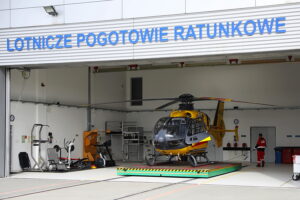 13.10.2025. Masłów. Baza Lotniczego Pogotowia Ratunkowego / Fot. Wiktor Taszłow – Radio Kielce