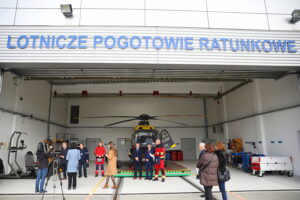 13.10.2025. Masłów. Baza Lotniczego Pogotowia Ratunkowego / Fot. Wiktor Taszłow – Radio Kielce