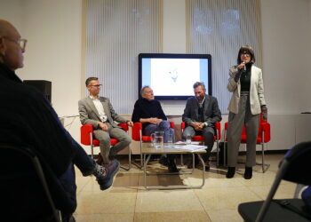 14.10.2025. Kielce. BWA. Rozmowa o "Niebie Kielc" - pokłosie ubiegłotygodniowej wrzawy w Internecie / Fot. Wiktor Taszłow - Radio Kielce