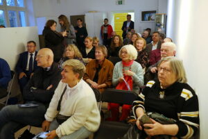 14.10.2025. Kielce. BWA. Rozmowa o "Niebie Kielc" - pokłosie ubiegłotygodniowej wrzawy w Internecie / Fot. Wiktor Taszłow - Radio Kielce