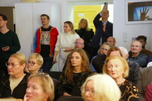 14.10.2025. Kielce. BWA. Rozmowa o "Niebie Kielc" - pokłosie ubiegłotygodniowej wrzawy w Internecie / Fot. Wiktor Taszłow - Radio Kielce