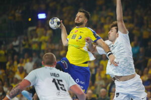 15.10.2025. Kielce. Mecz 5. kolejki Ligi Mistrzów piłkarzy ręcznych Industria Kielce - HBC Nantes / Fot. Wiktor Taszłow - Radio Kielce