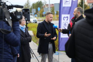 15.10.2025. Kielce. Program "Interwencja" TVP3 Kielce i Radia Kielce / Fot. Wiktor Taszłow - Radio Kielce
