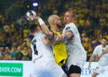 15.10.2025. Kielce. Mecz 5. kolejki Ligi Mistrzów piłkarzy ręcznych Industria Kielce - HBC Nantes / Fot. Wiktor Taszłow - Radio Kielce