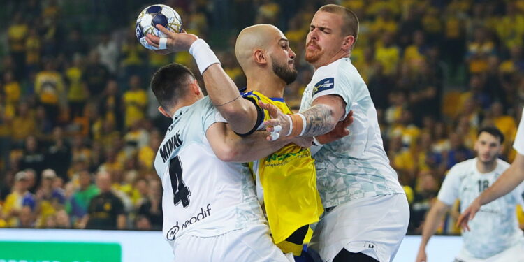 15.10.2025. Kielce. Mecz 5. kolejki Ligi Mistrzów piłkarzy ręcznych Industria Kielce - HBC Nantes / Fot. Wiktor Taszłow - Radio Kielce