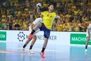 15.10.2025. Kielce. Mecz 5. kolejki Ligi Mistrzów piłkarzy ręcznych Industria Kielce - HBC Nantes / Fot. Wiktor Taszłow - Radio Kielce