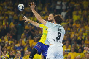 15.10.2025. Kielce. Mecz 5. kolejki Ligi Mistrzów piłkarzy ręcznych Industria Kielce - HBC Nantes / Fot. Wiktor Taszłow - Radio Kielce