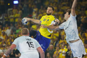 15.10.2025. Kielce. Mecz 5. kolejki Ligi Mistrzów piłkarzy ręcznych Industria Kielce - HBC Nantes / Fot. Wiktor Taszłow - Radio Kielce