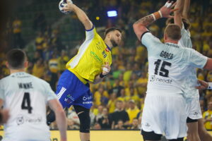 15.10.2025. Kielce. Mecz 5. kolejki Ligi Mistrzów piłkarzy ręcznych Industria Kielce - HBC Nantes / Fot. Wiktor Taszłow - Radio Kielce