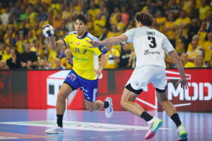 15.10.2025. Kielce. Mecz 5. kolejki Ligi Mistrzów piłkarzy ręcznych Industria Kielce - HBC Nantes / Fot. Wiktor Taszłow - Radio Kielce