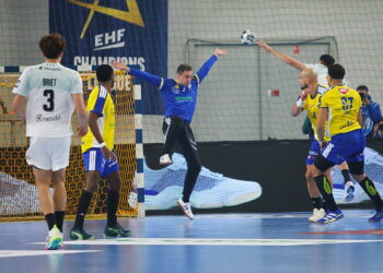 15.10.2025. Kielce. Mecz 5. kolejki Ligi Mistrzów piłkarzy ręcznych Industria Kielce - HBC Nantes / Fot. Wiktor Taszłow - Radio Kielce
