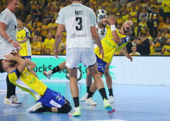 15.10.2025. Kielce. Mecz 5. kolejki Ligi Mistrzów piłkarzy ręcznych Industria Kielce - HBC Nantes / Fot. Wiktor Taszłow - Radio Kielce