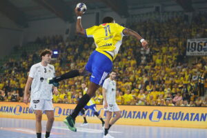 15.10.2025. Kielce. Mecz 5. kolejki Ligi Mistrzów piłkarzy ręcznych Industria Kielce - HBC Nantes / Fot. Wiktor Taszłow - Radio Kielce