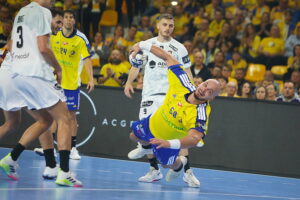 15.10.2025. Kielce. Mecz 5. kolejki Ligi Mistrzów piłkarzy ręcznych Industria Kielce - HBC Nantes / Fot. Wiktor Taszłow - Radio Kielce