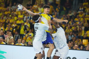 15.10.2025. Kielce. Mecz 5. kolejki Ligi Mistrzów piłkarzy ręcznych Industria Kielce - HBC Nantes / Fot. Wiktor Taszłow - Radio Kielce