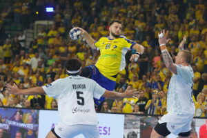 15.10.2025. Kielce. Mecz 5. kolejki Ligi Mistrzów piłkarzy ręcznych Industria Kielce - HBC Nantes / Fot. Wiktor Taszłow - Radio Kielce