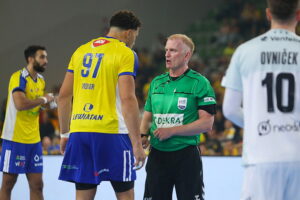 15.10.2025. Kielce. Mecz 5. kolejki Ligi Mistrzów piłkarzy ręcznych Industria Kielce - HBC Nantes / Fot. Wiktor Taszłow - Radio Kielce