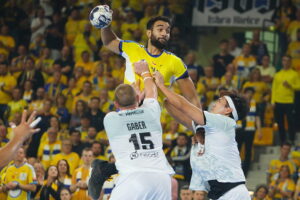 15.10.2025. Kielce. Mecz 5. kolejki Ligi Mistrzów piłkarzy ręcznych Industria Kielce - HBC Nantes / Fot. Wiktor Taszłow - Radio Kielce