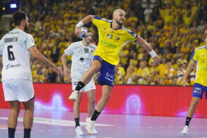 15.10.2025. Kielce. Mecz 5. kolejki Ligi Mistrzów piłkarzy ręcznych Industria Kielce - HBC Nantes / Fot. Wiktor Taszłow - Radio Kielce
