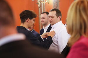 Honorowi dawcy krwi zostali odznaczeni - Radio Kielce 17.10.2025. Kielce. WDK. Odznaczenia dla honorowych dawców krwi / Fot. Wiktor Taszłow - Radio Kielce