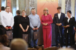Honorowi dawcy krwi zostali odznaczeni - Radio Kielce 17.10.2025. Kielce. WDK. Odznaczenia dla honorowych dawców krwi / Fot. Wiktor Taszłow - Radio Kielce