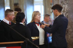 Honorowi dawcy krwi zostali odznaczeni - Radio Kielce 17.10.2025. Kielce. WDK. Odznaczenia dla honorowych dawców krwi / Fot. Wiktor Taszłow - Radio Kielce