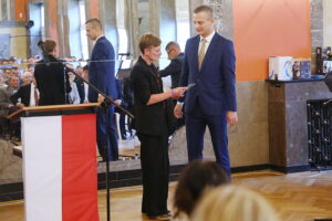Honorowi dawcy krwi zostali odznaczeni - Radio Kielce 17.10.2025. Kielce. WDK. Odznaczenia dla honorowych dawców krwi / Fot. Wiktor Taszłow - Radio Kielce