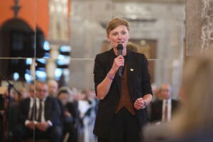 17.10.2025. Kielce. WDK. Odznaczenia dla honorowych dawców krwi / Fot. Wiktor Taszłow - Radio Kielce