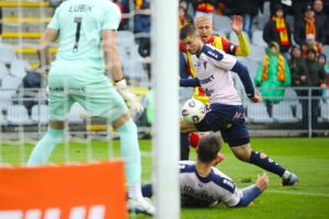 18.10.2025. Kielce. Mecz 12. kolejki PKO BP Ekstraklasy: Korona Kielce - Górnik Zabrze / Fot. Wiktor Taszłow - Radio Kielce