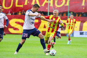 18.10.2025. Kielce. Mecz 12. kolejki PKO BP Ekstraklasy: Korona Kielce - Górnik Zabrze / Fot. Wiktor Taszłow - Radio Kielce