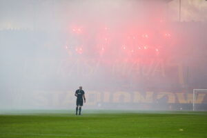 18.10.2025. Kielce. Mecz 12. kolejki PKO BP Ekstraklasy: Korona Kielce - Górnik Zabrze / Fot. Wiktor Taszłow - Radio Kielce