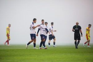 18.10.2025. Kielce. Mecz 12. kolejki PKO BP Ekstraklasy: Korona Kielce - Górnik Zabrze / Fot. Wiktor Taszłow - Radio Kielce