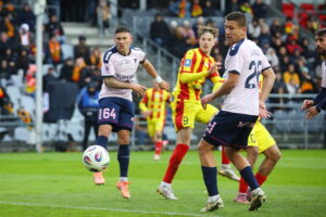 18.10.2025. Kielce. Mecz 12. kolejki PKO BP Ekstraklasy: Korona Kielce - Górnik Zabrze / Fot. Wiktor Taszłow - Radio Kielce